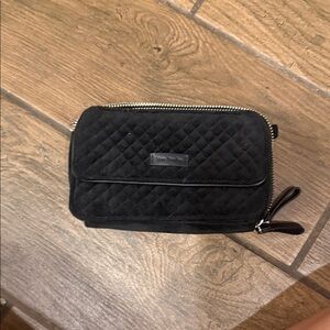 Vera Bradley Black Quilted Clutch
